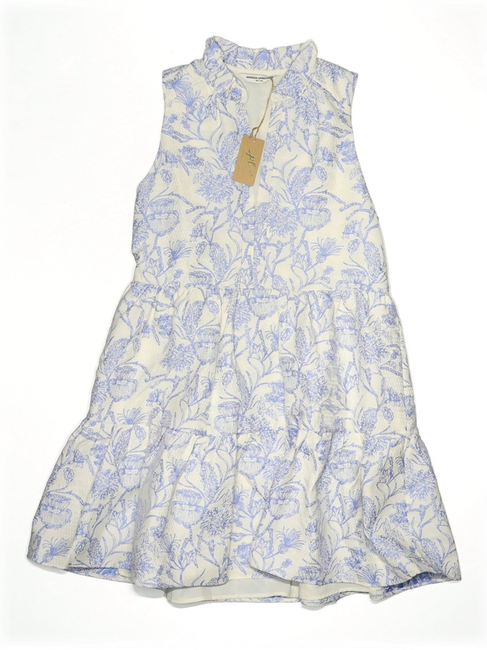 Amanda Uprichard Connolly Dress in English Blue - Size S - Picture 10 of 15